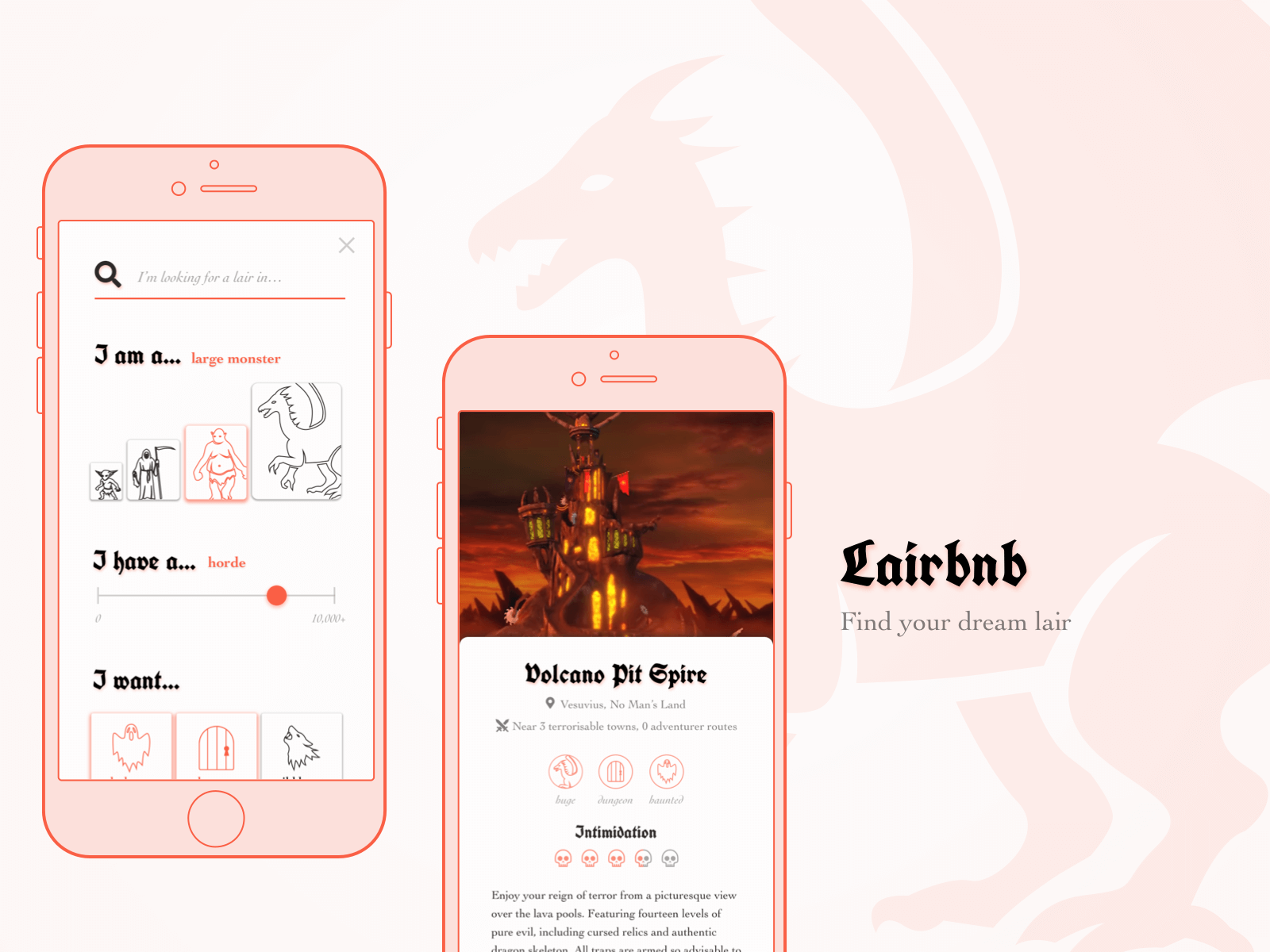 LairBnB & Fantasy UI