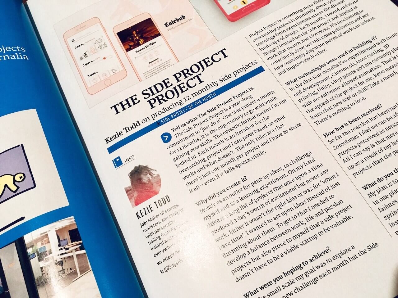 A feature on the Side Project Project in Net Magazine